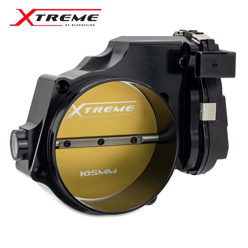 Dodge Hellcat Throttle Body - BLOX Racing - 105mm Electronic Billet - Black - `15-`27